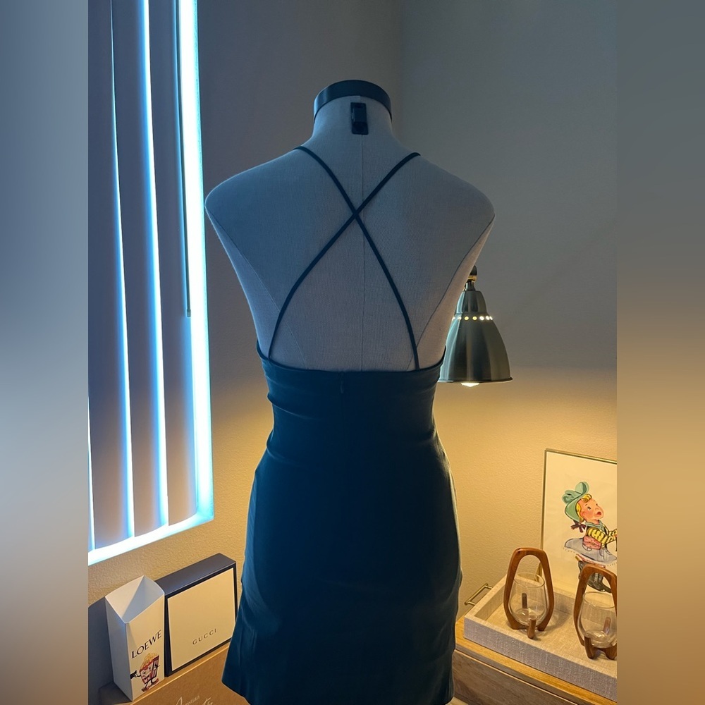 ZARA mini dress size small ! Green color - Picture 4 of 7